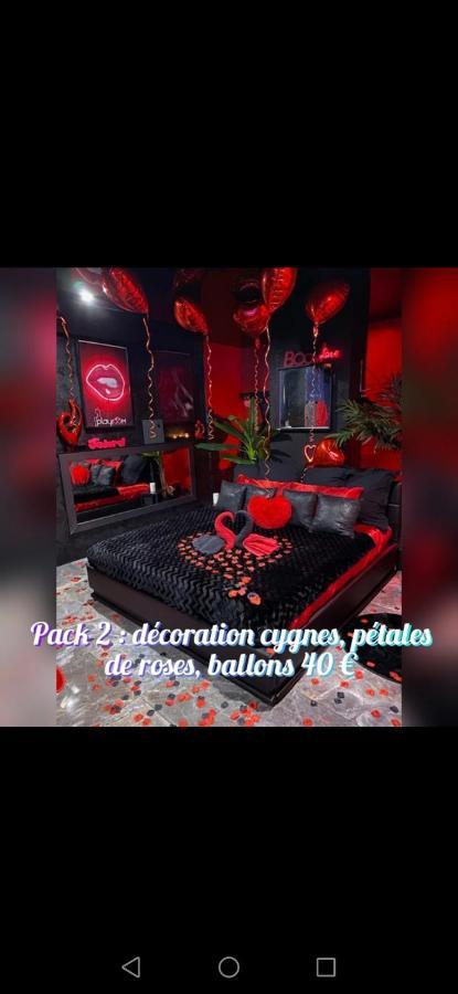غرونوبل Loft Romantique Hammam Spa Privatif Playroom المظهر الخارجي الصورة