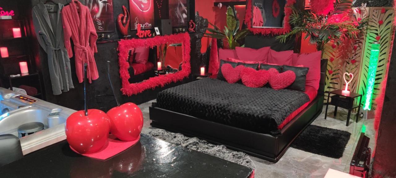 غرونوبل Loft Romantique Hammam Spa Privatif Playroom المظهر الخارجي الصورة