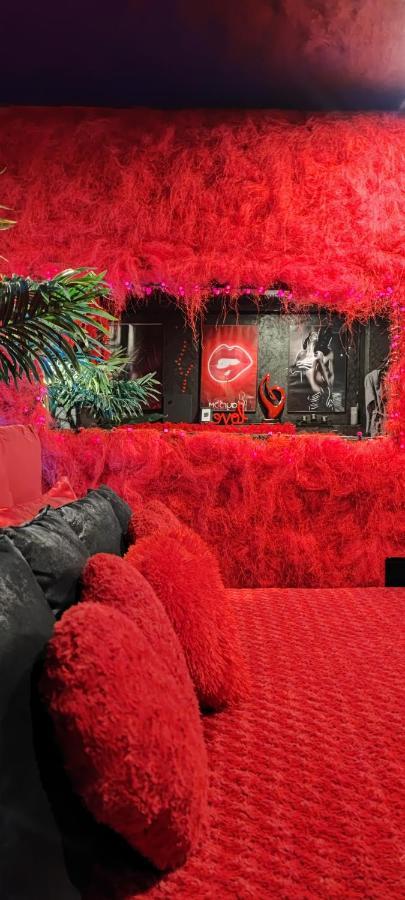 غرونوبل Loft Romantique Hammam Spa Privatif Playroom المظهر الخارجي الصورة